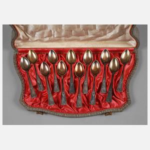 WMF zwölf Mokkalöffel im Etui