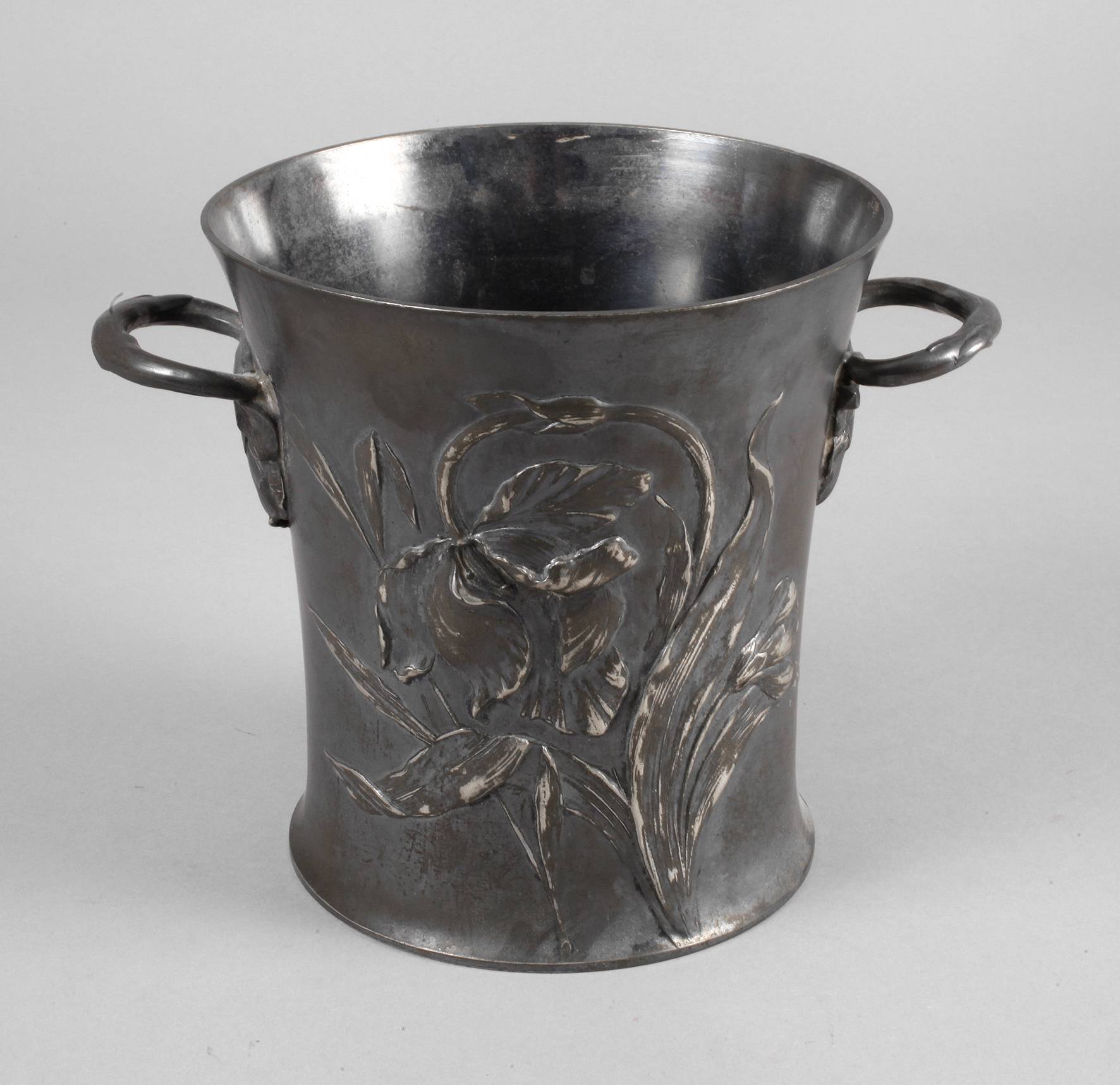 Weinkühler Narzissen und Schmetterling