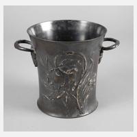 Weinkühler Narzissen und Schmetterling111