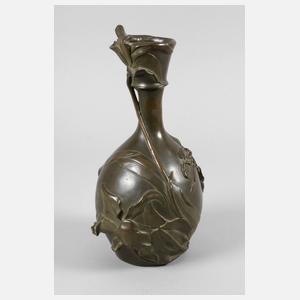 Belgien Jugendstilvase Liliendekor