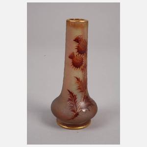 Daum Nancy kleine Ätzglasvase