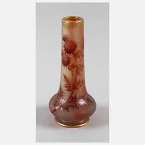 Daum Nancy kleine Ätzglasvase