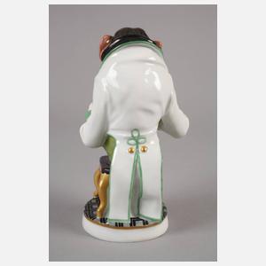 Meissen Schimpanse als Klarinettist