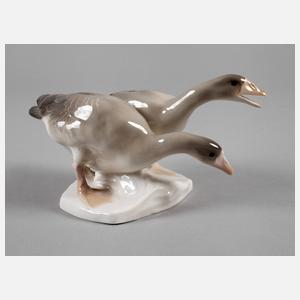 Rörstrand Paar Graugänse