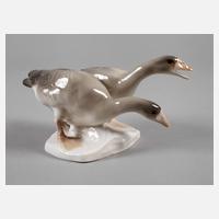 Rörstrand Paar Graugänse111