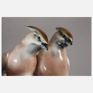 Rörstrand Seidenschwanzpärchen