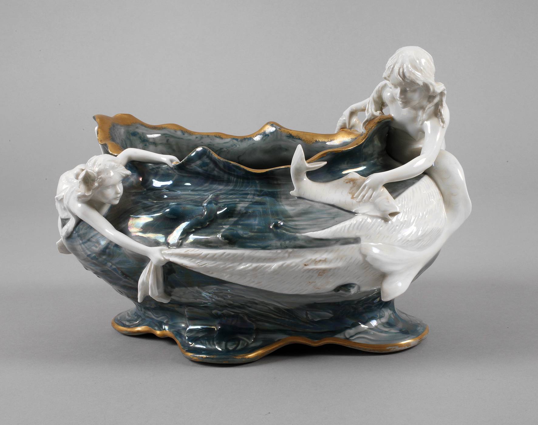 Rosenthal Jardiniere mit Nixen