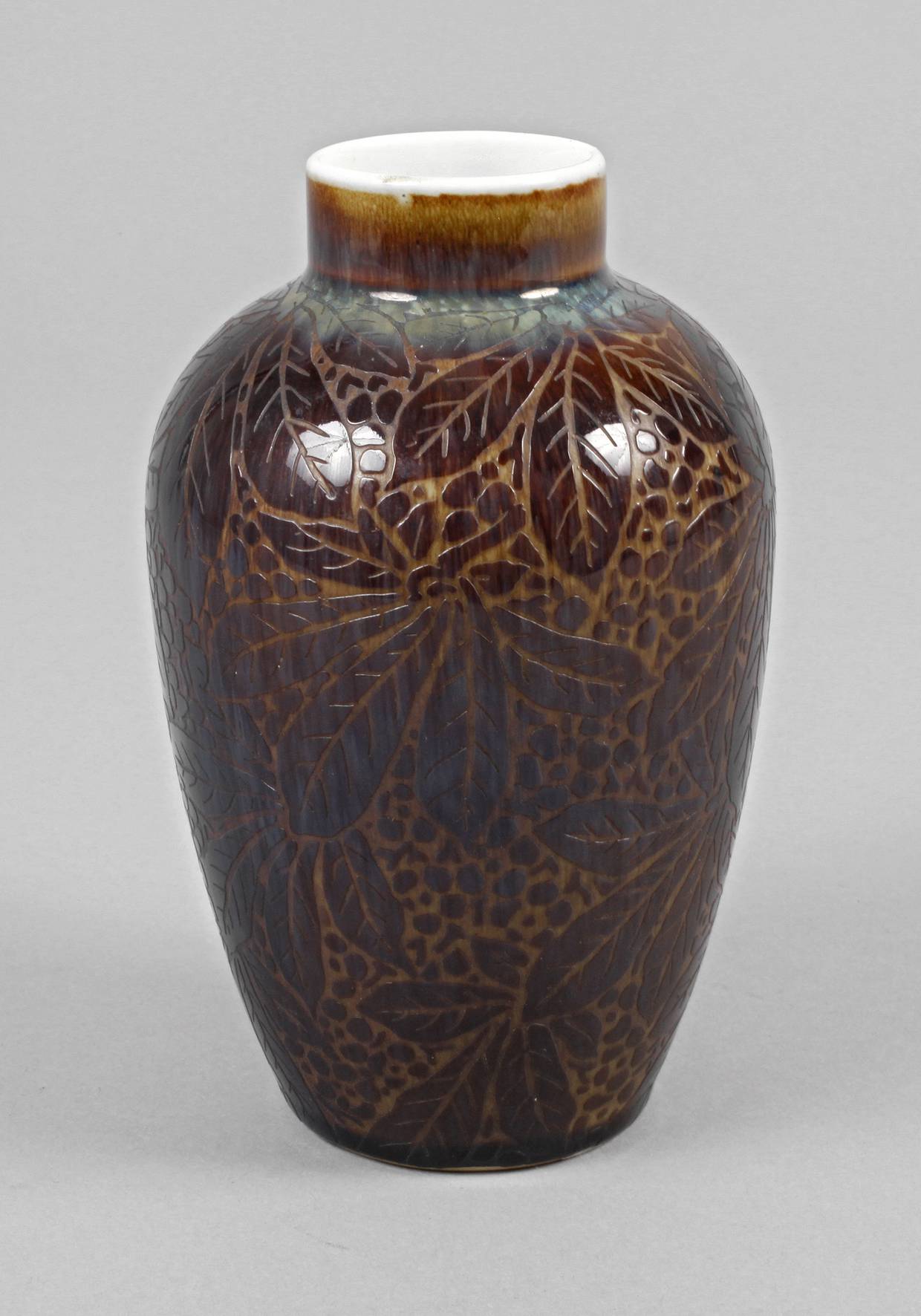 Rosenthal Vase mit Ätzdekor