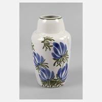 Bunzlau Vase mit Blütendekor111
