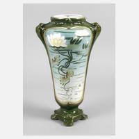 Frankreich Vase Seerosendekor111
