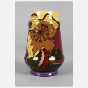 J v. Schwarz Vase Jugendstil