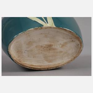 J. v. Schwarz Vase Irisdekor