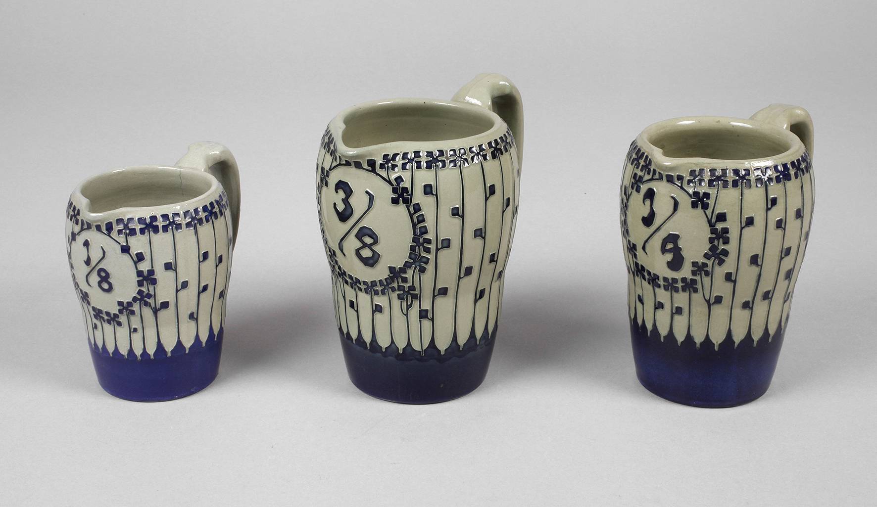 Richard Riemerschmid drei Kännchen