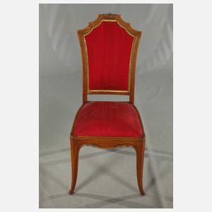 Vier Stühle Art déco