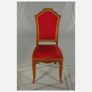 Vier Stühle Art déco