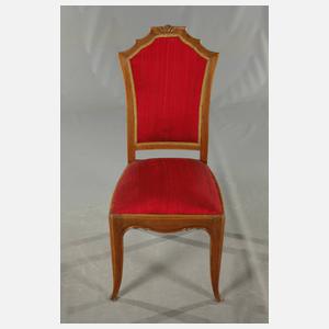 Vier Stühle Art déco