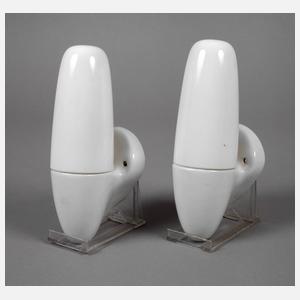 Zwei Badleuchten Wilhelm Wagenfeld