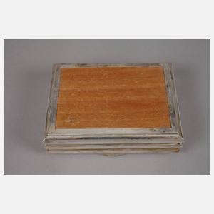 Silber Humidor Art déco