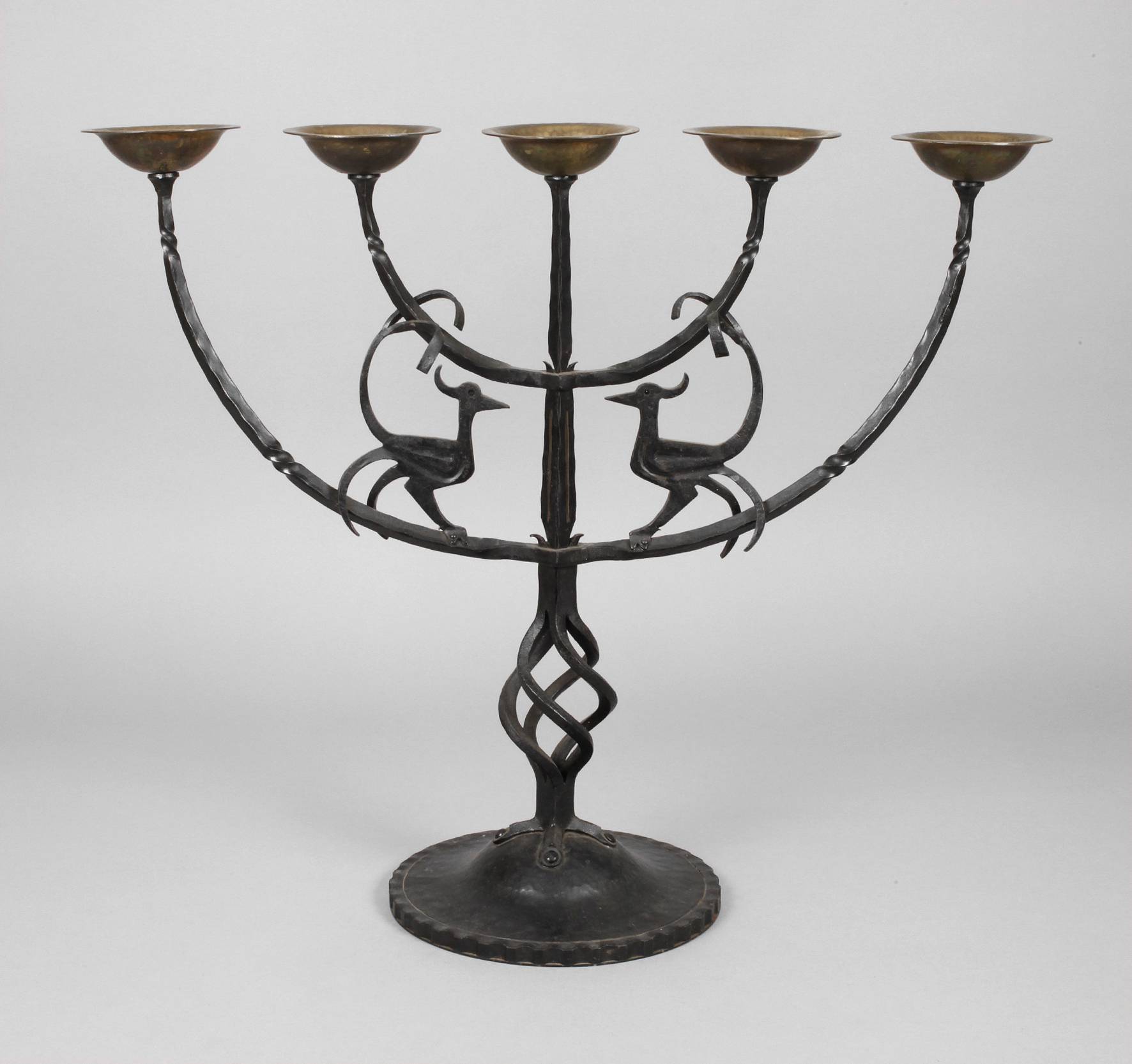 Großer Kerzenleuchter Art déco