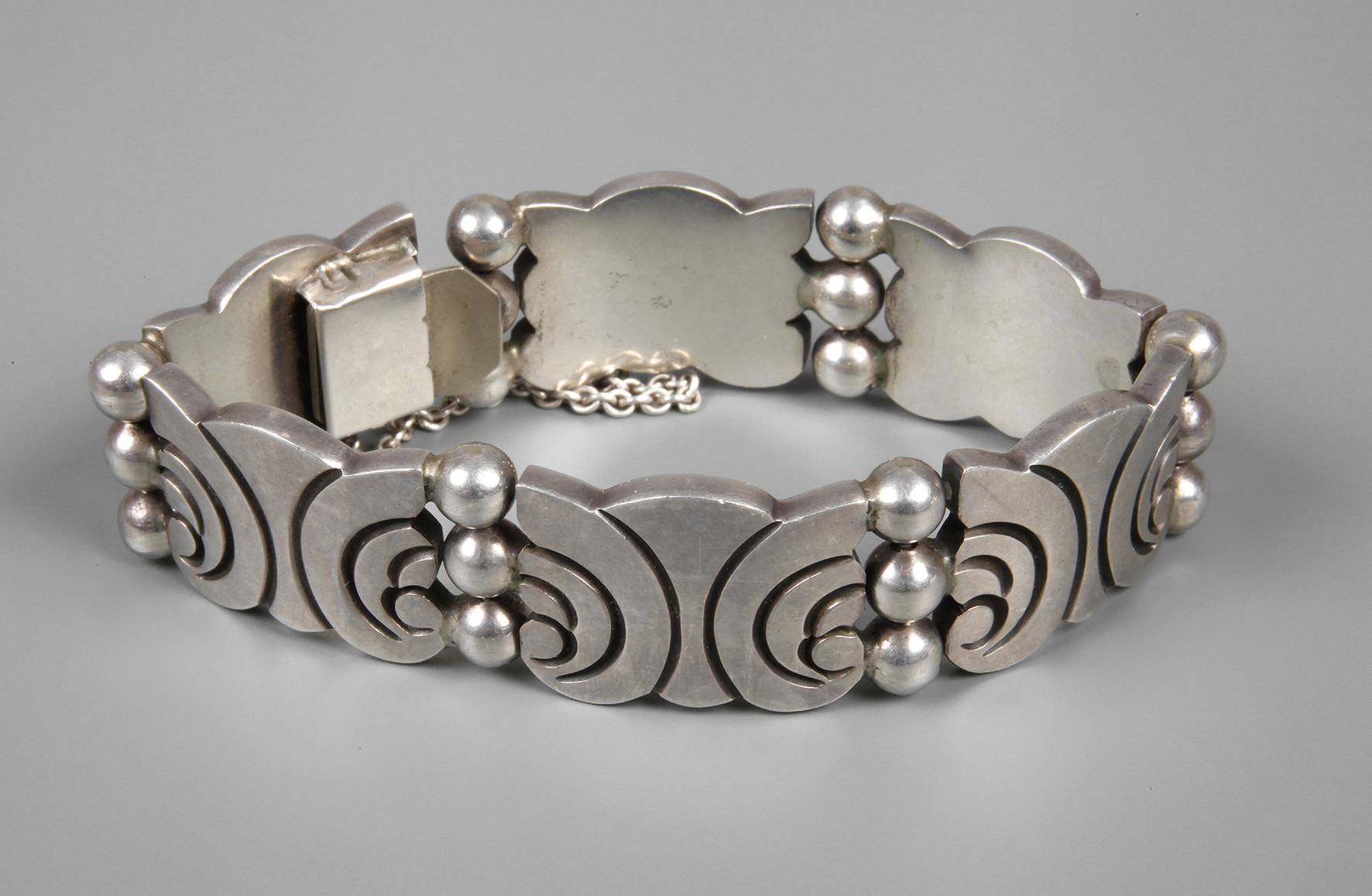 Breites Silberarmband