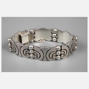 Breites Silberarmband