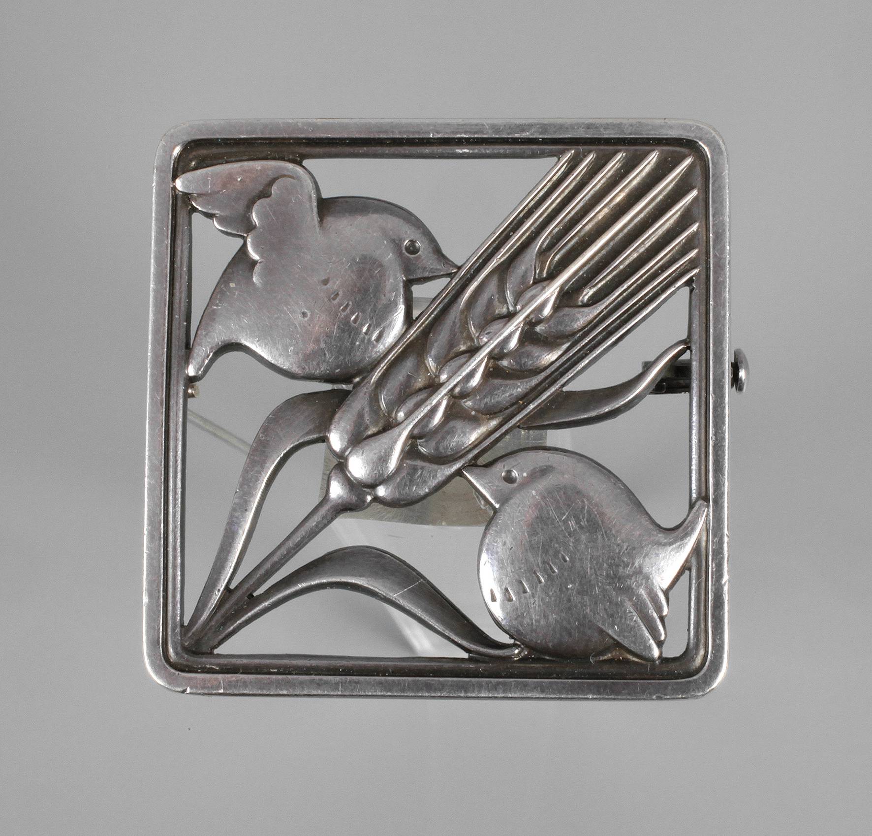 Georg Jensen Vogelbrosche