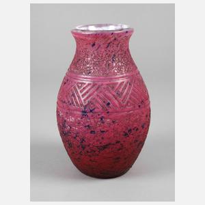 Daum Nancy Ätzglasvase