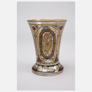 Pokalglas mit Emailmalerei