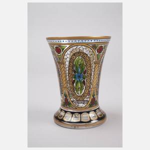 Pokalglas mit Emailmalerei