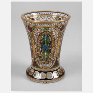 Pokalglas mit Emailmalerei