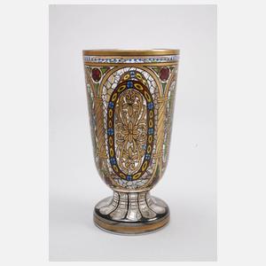 Pokalglas Emailmalerei