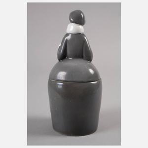 Heubach figürliche Deckeldose