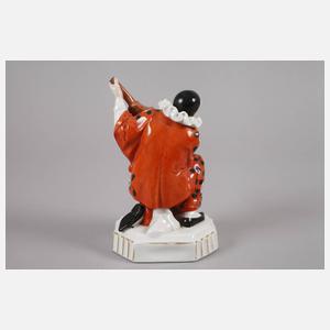 Katzhütte musizierender Pierrot