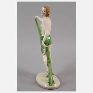 Goldscheider Wien Tänzerin Art déco