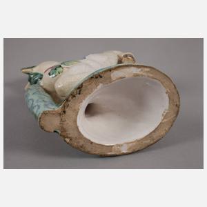 Goldscheider Wien liegendes Fohlen