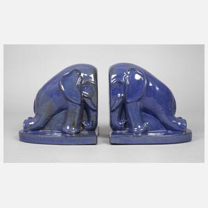 Großen-Linden paar Buchstützen als Elefanten
