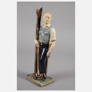 Karlsruhe Figur Skiläuferin