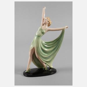 Keramos Wien Tänzerin Art déco