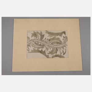 Dagobert Peche, attr., Tapetenentwurf