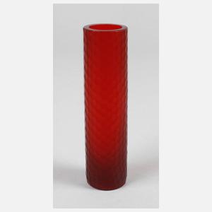 Murano Stangenvase Bienenwabendekor