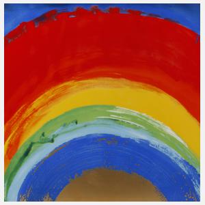 Rosenthal Porzellanplatte Regenbogen Otto Piene