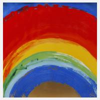 Rosenthal Porzellanplatte Regenbogen Otto Piene111