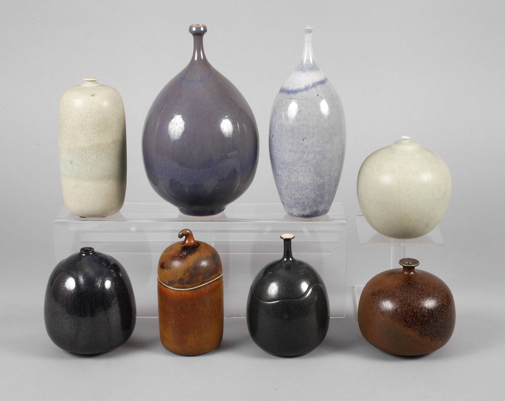 Acht Keramikobjekte Steffen Bockstaller Worpswede