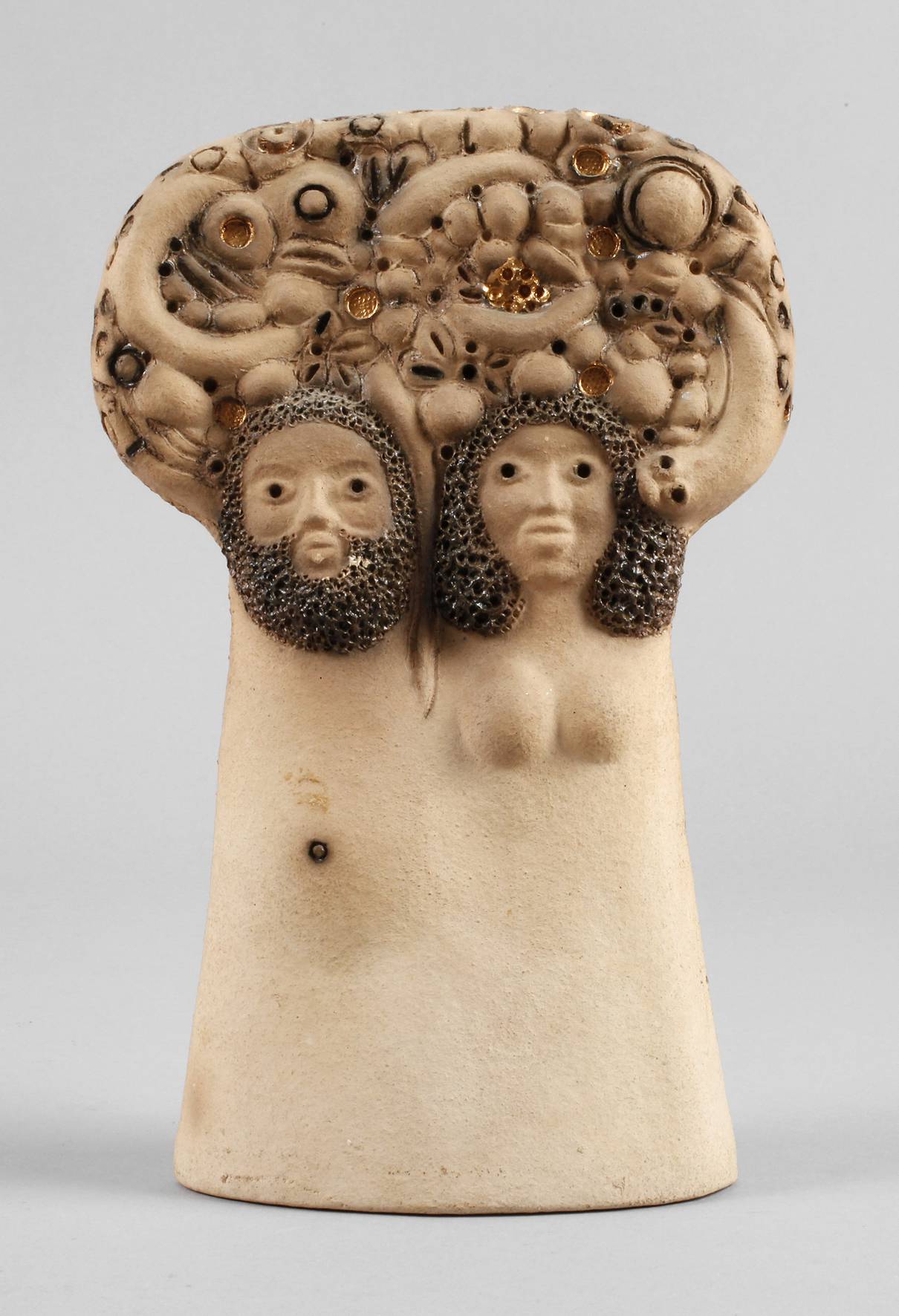 Moderne Keramik Adam und Eva