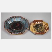 Zwei Schalen Kristallglasur111