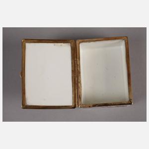Barocke Tabatiere mit Goldmontierung