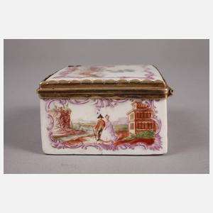 Barocke Tabatiere mit Goldmontierung