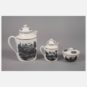 Biedermeier Ansichtenservice