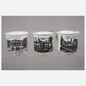 Biedermeier Ansichtenservice