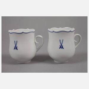 Meissen Paar Mokkatassen